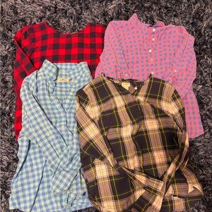 Plaid Button-Up Shirt Collection